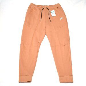 Nike Sportswear Tech Fleece Tan Gold Men's Joggers Pants Sz XL (CU4495-722)